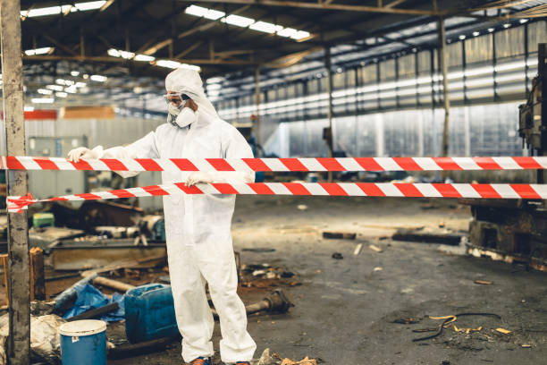 Professional Biohazard technician working in Larkspur, CA